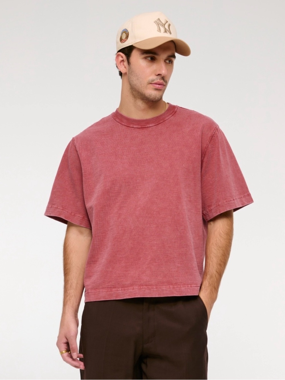 NWOT Men’s Abercrombie & Fitch Premium Heavyweight Slub Tee, size Large
